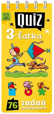 Quiz 3-latka 76 zadań obrazkowych Aksjomat_97937