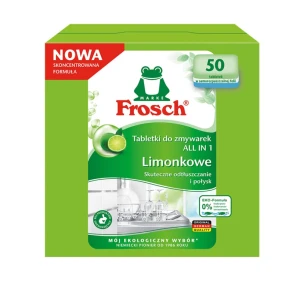 Tabletki sodowe do zmywarki 50szt All in 1 Limonkowe 900g Frosch