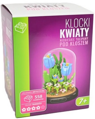 Klocki niebieskie tulipany 558el Artyk_97967