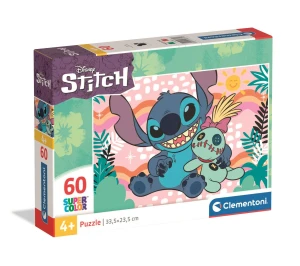 Puzzle 60 el. SuperColor. Stitch Clementoni