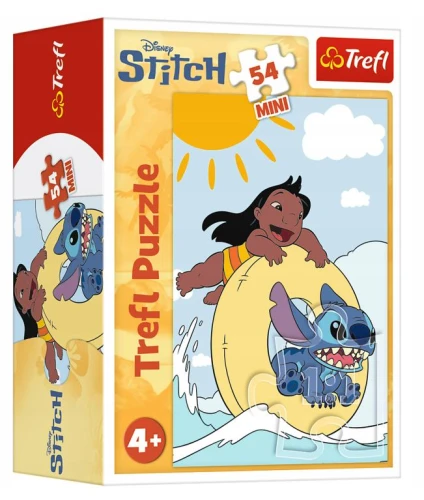 Puzzle Stitch i Lilo na kole do pływania Mini 54el Trefl_98004