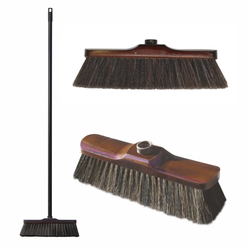 Miotła uniwersalna YORK z dodatkiem naturalnego włosia do zamiatania 28 cm LUX plus Kij_98029