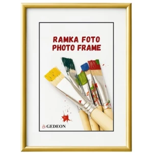 Ramka plastikowa 21x29.7 BB2130Gplx złota plexi
