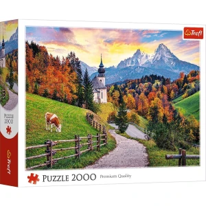 Puzzle 2000 Bawarskie Alpy jesienią 27127 Trefl