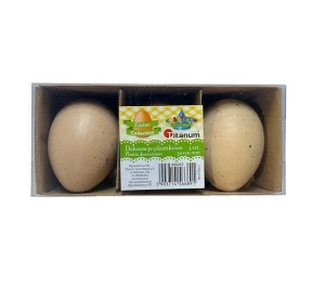 Jajka dekoracyjne plastikowe zawieszki 3 szt. Titanum