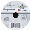 Wstążka satynowa karbowana 4cm x 3m Jasna Różowa Titanum_98245