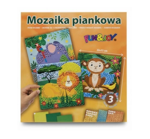 Mozaika piankowa Zwierzęta 23x25cm Titanum_98259