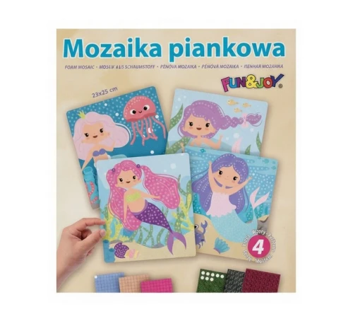 Mozaika piankowa Syrenki 23x25cm Titanum_98261