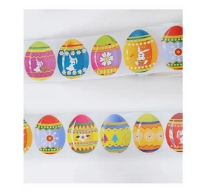 Naklejki papierowe na rolce Wielkanoc Jajka 250 szt. Titanum