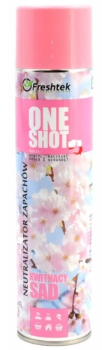 Odświeżacz powietrza 600ml Kwitnący Sad One Shot Freshtek_98320