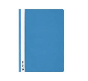 Skoroszyt PCV A4 sztywny niewpinany niebieski Tres