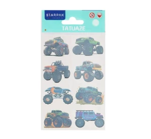 Tatuaże dla dzieci Monster Truck Starpak