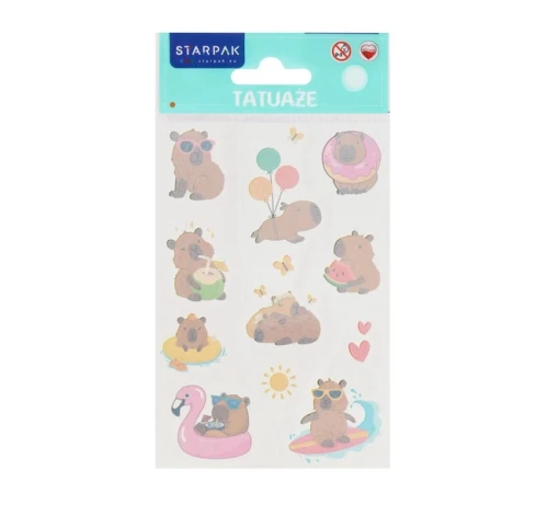 Tatuaże dla dzieci Kapibara Starpak_98477