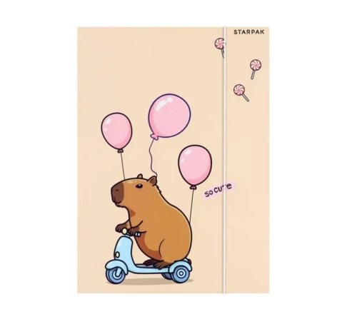 Teczka z gumką A4 Kapibara Starpak_98480