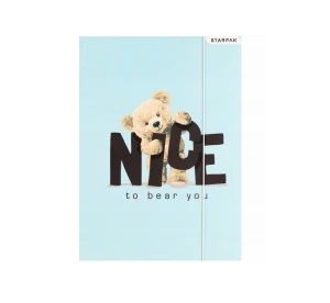 Teczka z gumką A4 Miś Starpak