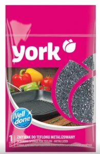 Zmywak kuchenny do teflonu złoty-srebrny York