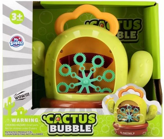 Bańki Mydlane Maszynka Do Baniek Kaktus My Bubble _98574