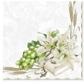 Serwetki "Komunia Hostia Gold" 33 cm 20 szt mix Maki_98682