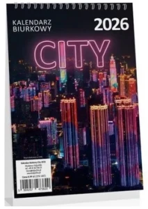 Kalendarz biurkowy 2026 city Kalpol.bis