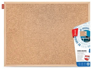 Tablica korkowa w ramie drewnianej 120x100cm MemoBe