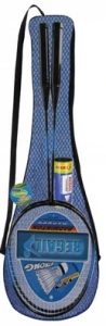 Badminton metalowy plus lotki w pokrowcu Mega Creative