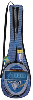 Badminton metalowy plus lotki w pokrowcu Mega Creative_98796