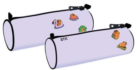 Piórnik tuba z przypinkami Starpak_98859