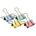 Klip biurowy kolor mix 19mm 40szt. GK002-B Tetis_52042