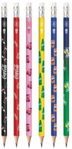 Ołówek z gumką Coca-Cola mix 1 szt Interdruk