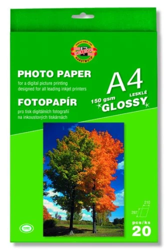 Papier Foto A4 20szt 150g Glossy Koh-I-Noor_27441