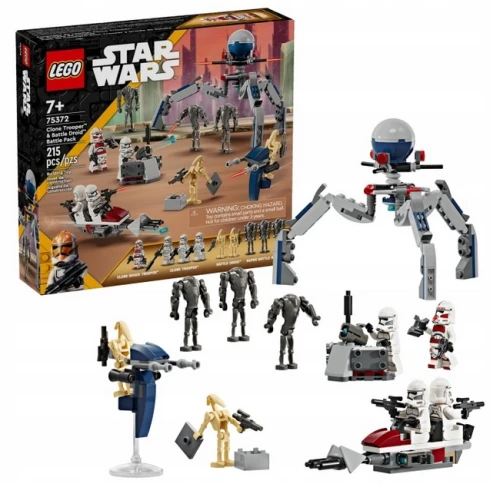 Klocki Star Wars 75372 Clone Trooper & Battle Droid Battle Pack 8+ Lego_99120