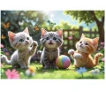 Puzzle Trzy Słodkie Kociaki 60 el. Trefl_99140