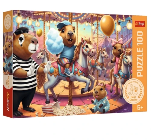 Puzzle Kapibary Na Wakacjach 100 el. Trefl_99141