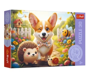 Puzzle Dzień z Corgim 30 el. Trefl