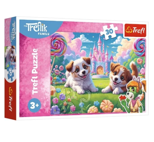 Puzzle Rodzina Treflików Świat pełen uśmiechu 30 el. Trefl_99149