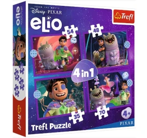 Puzzle 4w1 Pozaziemskie misje Elio 35+48+54+70 el. Trefl