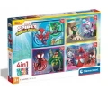 Puzzle 4w1 Spidey i przyjaciele 12+16+20+24 el. Clementoni_99170