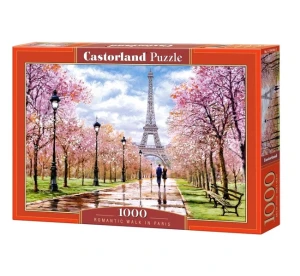 Puzzle Romantyczny spacer w Paryżu 1000el. Castorland
