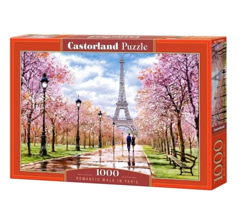 Puzzle Romantyczny spacer w Paryżu 1000el. Castorland_99173