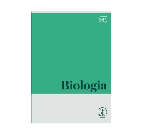Zeszyt A5 tematyczny Biologia w kratkę 60 kartek 70g Interdruk_99366