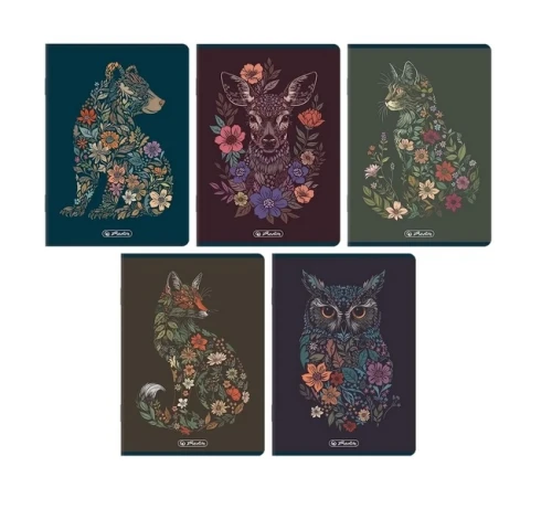 Zeszyt A5 w linie Premium Florimals 60 kartek 70g Herlitz_99458