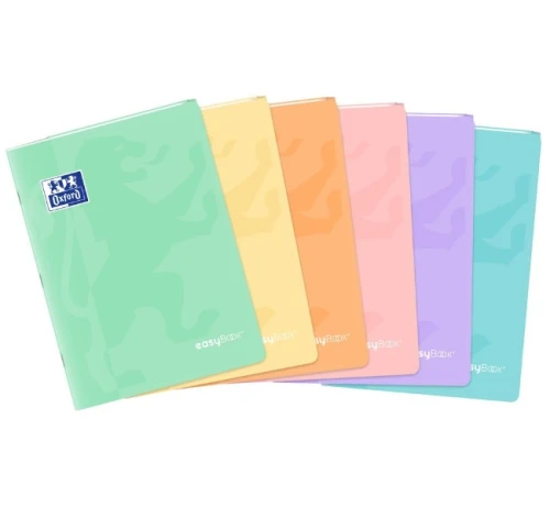 Zeszyt A4 w kratkę EasyBook Pastel 60 kartek 90g Oxford_99466