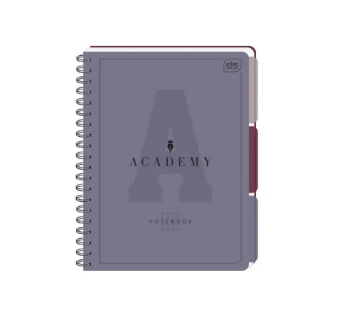 Kołozeszyt A4 w kratkę PP Academy 100 kartek 90g Interdruk_99501