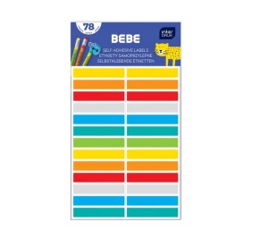 Etykiety samoprzylepne BeBe Kids 78szt. Interdruk