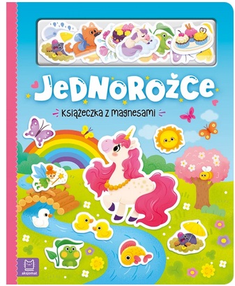 Jednorożce Książeczka z magnesami  Aksjomat _99591