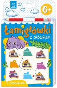 Łamigłówki z ołówkiem i słonikiem Od 6 lat Aksjomat