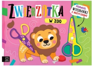 Pierwsze wycinanki z nożyczkami Zwierzątka w zoo Aksjomat