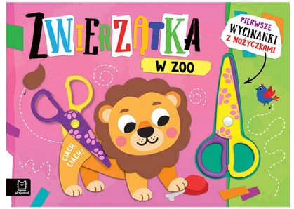 Pierwsze wycinanki z nożyczkami Zwierzątka w zoo Aksjomat_99619