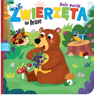 Zwierzęta w lesie Duże puzzle Aksjomat_99642
