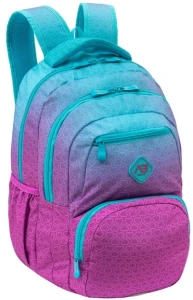 Plecak młodzieżowy Hexagon - Mint Ombre Astra